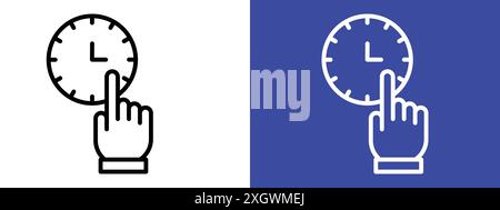 Geben Sie at Time icon.eps an Stock Vektor