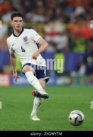 Dortmund, Deutschland. Juli 2024. Declan Rice aus England während des Halbfinalspiels der UEFA-Europameisterschaften im BVB Stadion Dortmund. Der Bildnachweis sollte lauten: Paul Terry/Sportimage Credit: Sportimage Ltd/Alamy Live News Stockfoto