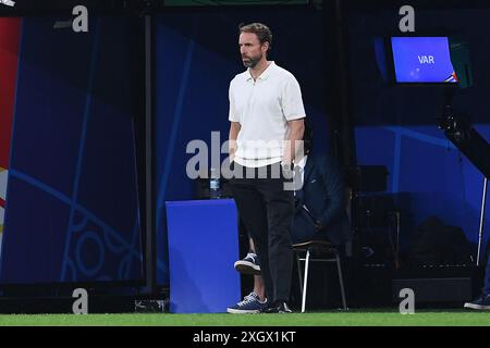 Dortmund, Deutschland. Juli 2024. Fussball UEFA EURO 2024 Halbfinale Niederlande - England am 10.07.2024 im BVB Stadion Dortmund in Dortmund Gareth Southgate ( Trainer/Cheftrainer England ) Foto: Revierfoto Credit: ddp Media GmbH/Alamy Live News Stockfoto