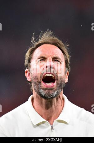 Schlussjubel, Trainer Gareth Southgate (England)Dortmund, 10.07.2024, Fußball, UEFA EURO 2024 in Deutschland, Halbfinale, Niederlande - England 1:2 (Foto: Witters/SIPA USA) Credit: SIPA USA/Alamy Live News Stockfoto