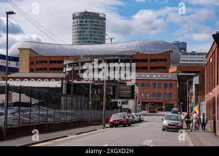 Urbane Szene in Digbeth, Birmingham, Großbritannien Stockfoto