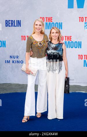 Premiere - To the Moon Tanja Büelter und Tina Ruland bei der Deutschland Premiere zu The Moon im Zoo Palast am 10.07.2024 in Berlin. *** Premiere zum Mond Tanja Buelter und Tina Ruland bei der deutschen Premiere von To the Moon im Zoo Palast am 10 07 2024 in Berlin Copyright: XEventpressxKochanx Stockfoto