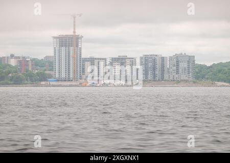 Dartmouth, NS, Kanada - 23. Juni 2024: Stadtbild von Dartmouth mit Bau Stockfoto