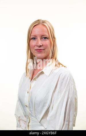 Brüssel, Belgien Juli 2024. Vooruits Melissa Depraetere posiert während eines Fotoshootings am Mittwoch, den 10. Juli 2024, in der Kammer des bundesparlaments in Brüssel. BELGA FOTO KURT DESPLENTER Credit: Belga Nachrichtenagentur/Alamy Live News Stockfoto