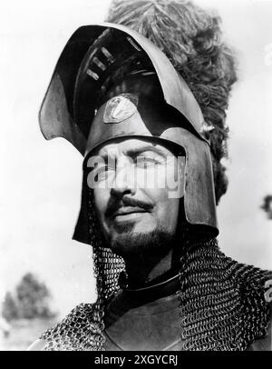 ROBERT TAYLOR als Lancelot in KNIGHTS OF THE ROUND TABLE 1953 Regisseur RICHARD THORPE nach Le Morte D'Arthur von Sir Thomas Malory Musik Miklos Rozsa Kostüme Roger K. Furse Metro Goldwyn Mayer (MGM) Stockfoto