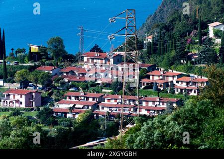 Lago di Garda (Gardasee) in Piovere, Tignale, Provinz Brescia, Lombardei, Italien © Wojciech Strozyk / Alamy Stock Photo Stockfoto