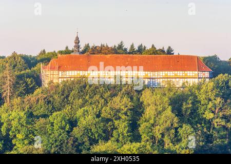 Schloss Herzberg Schloss Herzberg am Harz Harz Niedersachsen, Niedersachsen Deutschland Stockfoto