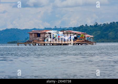 Panama, Archipielago de Bocas del Toro, die Hauptinsel Isla Colon. Stockfoto