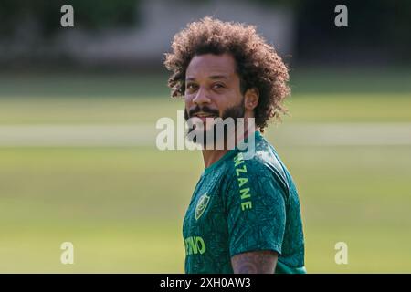 LIMA, PERU - 2. APRIL: Marcelo Vieira während des Fluminense Trainings in der Villa Deportiva Nacional. (Foto: Martín Fonseca) Stockfoto