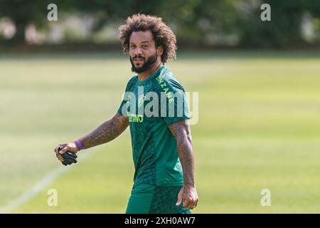 LIMA, PERU - 2. APRIL: Marcelo Vieira während des Fluminense Trainings in der Villa Deportiva Nacional. (Foto: Martín Fonseca) Stockfoto