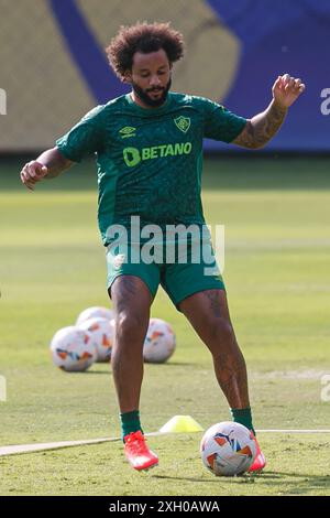 LIMA, PERU - 2. APRIL: Marcelo Vieira während des Fluminense Trainings in der Villa Deportiva Nacional. (Foto: Martín Fonseca) Stockfoto