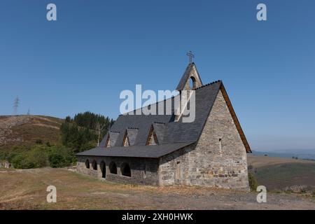 Mirador de A Paicega. Concejo de Grandas de Salime. Asturien. Spanien Stockfoto