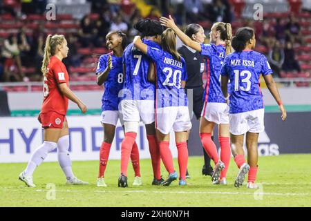 Esther Mbakem Niaro aus Frankreich während des Spiels Frankreich gegen Kanada am 14. August 2022 bei der FIFA U-20-Frauen-Weltmeisterschaft Costa Rica. (Foto: Martín Fonseca) Stockfoto