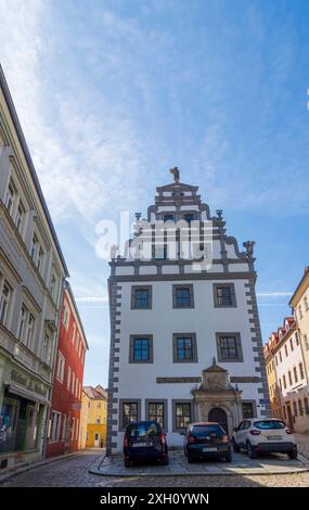 Altstadt, Haus Bahrmannsches Brauhaus Meißen Sachsen, Sachsen Deutschland Stockfoto