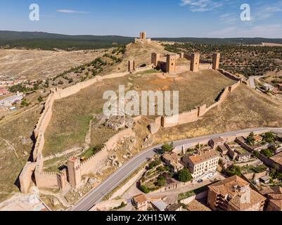Festung Molina de los Caballeros, Molina de Aragon, Provinz Guadalajara, Spanien Stockfoto