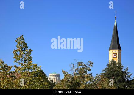 Kelheim ist eine Stadt in Bayern mit vielen historischen Sehenswürdigkeiten Stockfoto