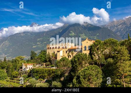 Schloss Trauttmansdorff bei Meran, Südtirol Stockfoto