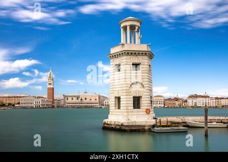 Blick auf Venedig von San Giorgio Maggiore Stockfoto