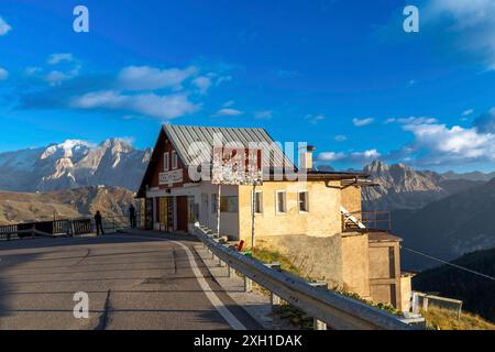 Sellapass in den Dolomiten, Südtirol Stockfoto