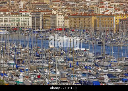 Frankreich, Departement Alpes-Maritimes, Nizza, der alte Hafen (Jachthafen), der Hafen Lympia Stockfoto