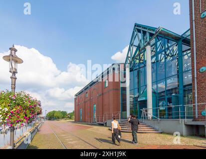 Kultur- und Stadthistorisches Museum Duisburg Kultur- und Stadtgeschichtliches Museum Duisburg, Hafen Innenhafen Duisburg Ruhrgebiet Nordrhein-Westfalen, No Stockfoto