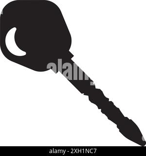 Motorrad Schloss Symbol Vektor Illustration Design Vorlage Stock Vektor