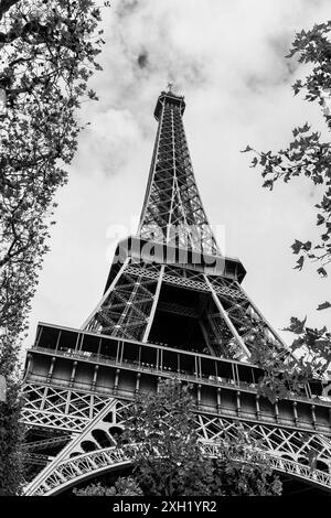 Paris, Frankreich - 22. Oktober 2015 - Eiffelturm in Paris Stockfoto