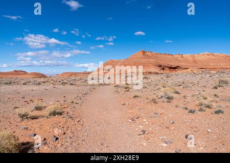 Beginn des Hanging Garden Trail - Page Arizona Stockfoto