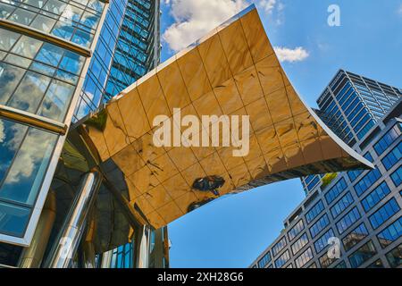Moderne Bürogebäude in Warschau Stockfoto