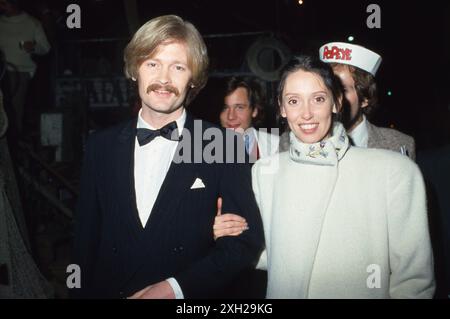 Shelley Duvall ist gestorben. Shelley Duvall und Stanley Wilson bei der Premiere von Popeye im Dezember 1980. Hinweis: Ralph Dominguez/MediaPunch Stockfoto