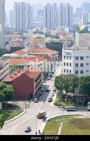 10. Oktober 2019, Singapur, Singapur: Gebäude Um Lavender Area, Singapur. Stockfoto