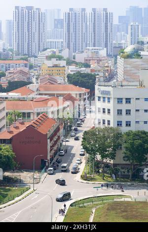 10. Oktober 2019, Singapur, Singapur: Gebäude Um Lavender Area, Singapur. Stockfoto