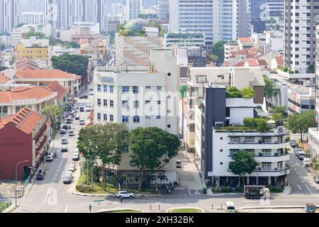 10. Oktober 2019, Singapur, Singapur: Gebäude Um Lavender Area, Singapur. Stockfoto