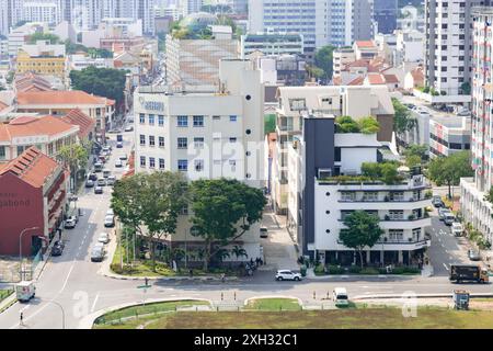 10. Oktober 2019, Singapur, Singapur: Gebäude Um Lavender Area, Singapur. Stockfoto