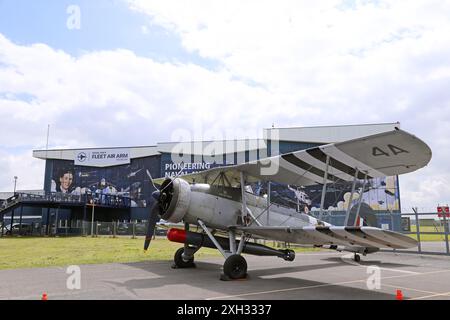 Fairey Swordfish, Royal Navy Fleet Air Arm Museum, RNAS Yeovilton, Ilchester, Somerset, England, Großbritannien, Großbritannien, Europa Stockfoto
