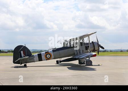 Fairey Swordfish, Royal Navy Fleet Air Arm Museum, RNAS Yeovilton, Ilchester, Somerset, England, Großbritannien, Großbritannien, Europa Stockfoto