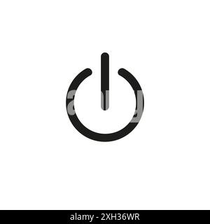 Ein-/Ausschaltsymbol Vektorillustration auf weißem Hintergrund. Eps10 Stock Vektor