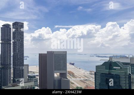 16. Oktober 2019, Singapur, Singapur: Office Business Towers. Stockfoto