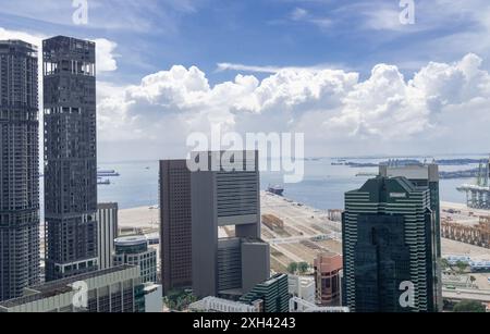 16. Oktober 2019, Singapur, Singapur: Office Business Towers. Stockfoto