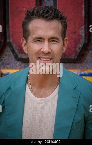 London, Großbritannien. Juli 2024. Ryan Reynolds besucht den „Deadpool & Wolverine“ UK Sneak Peek im Eventim Apollo, Hammersmith. Guy Corbishley/Alamy Live News Stockfoto