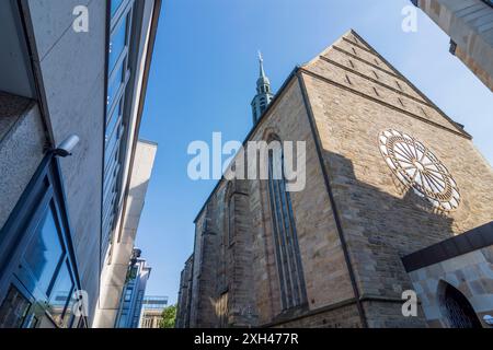 Dortmund: Kirche St. Reinoldi (Reinoldikirche) im Ruhrgebiet, Nordrhein-Westfalen, Deutschland Stockfoto