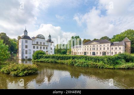 Essen: Schloss Borbeck im Ruhrgebiet, Nordrhein-Westfalen, Nordrhein-Westfalen, Deutschland Stockfoto