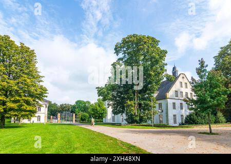 Essen: Schloss Borbeck im Ruhrgebiet, Nordrhein-Westfalen, Nordrhein-Westfalen, Deutschland Stockfoto