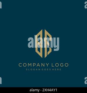 Logo mit BF Letter-Logo Stock Vektor