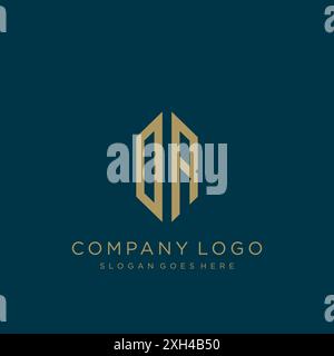 DR Letter Logo-Design Stock Vektor