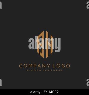 Logo-Symbol mit PH-Buchstaben Stock Vektor