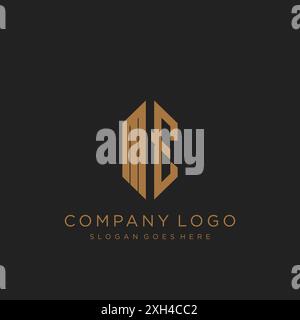 Logo mit ME Letter-Logo Stock Vektor