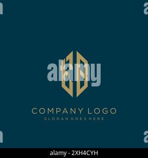 Logo-Design mit TB Letter Stock Vektor