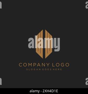 Design mit WW Letter-Logo Stock Vektor