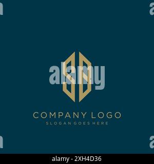 Logo mit SB-Letter-Logo Stock Vektor